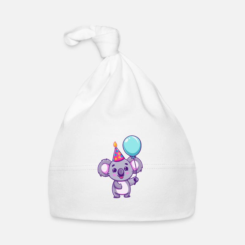 Koala Geburtstag Comic Baby Bio-Mütze