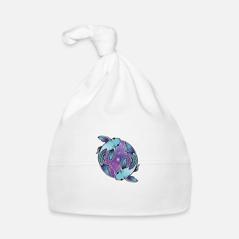 Poisson signe du zodiaque Bonnet bio Bébé