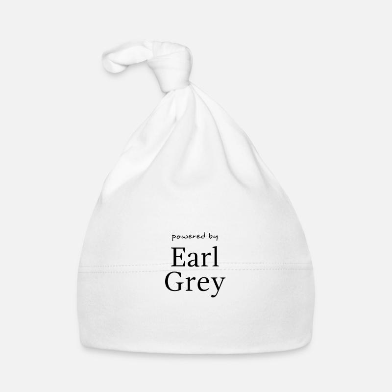 Powered by Earl Grey Tea Baby Bio-Mütze