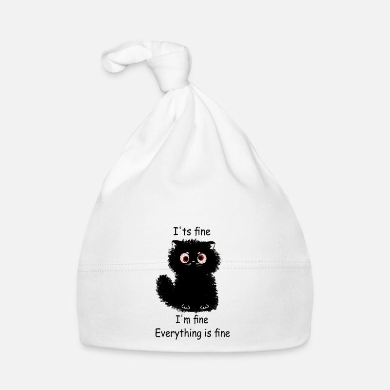 Cute Kitty Organic Baby Cap