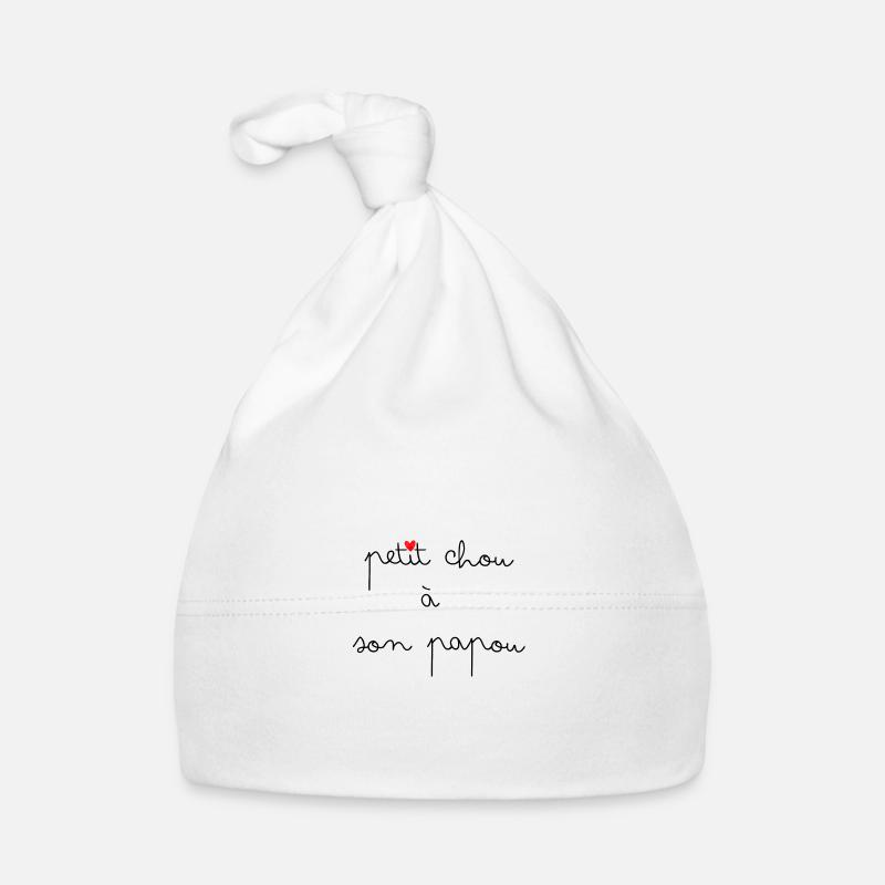 Petit chou à son papou Bonnet bio Bébé
