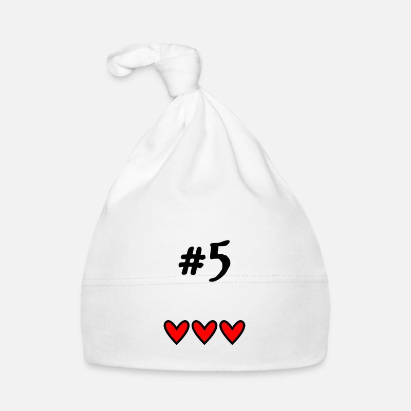 5. 5 ANS. 5e ANNIVERSAIRE. ANNIVERSAIRE 5 ANS. 5 Bonnet bio Bébé