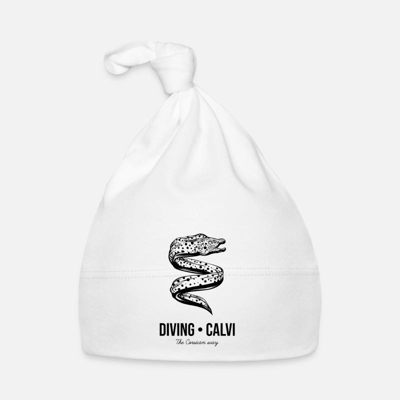 J'peux pas, j'ai plongée à Calvi, en Corse. - Bonnet bio Bébé - blanc