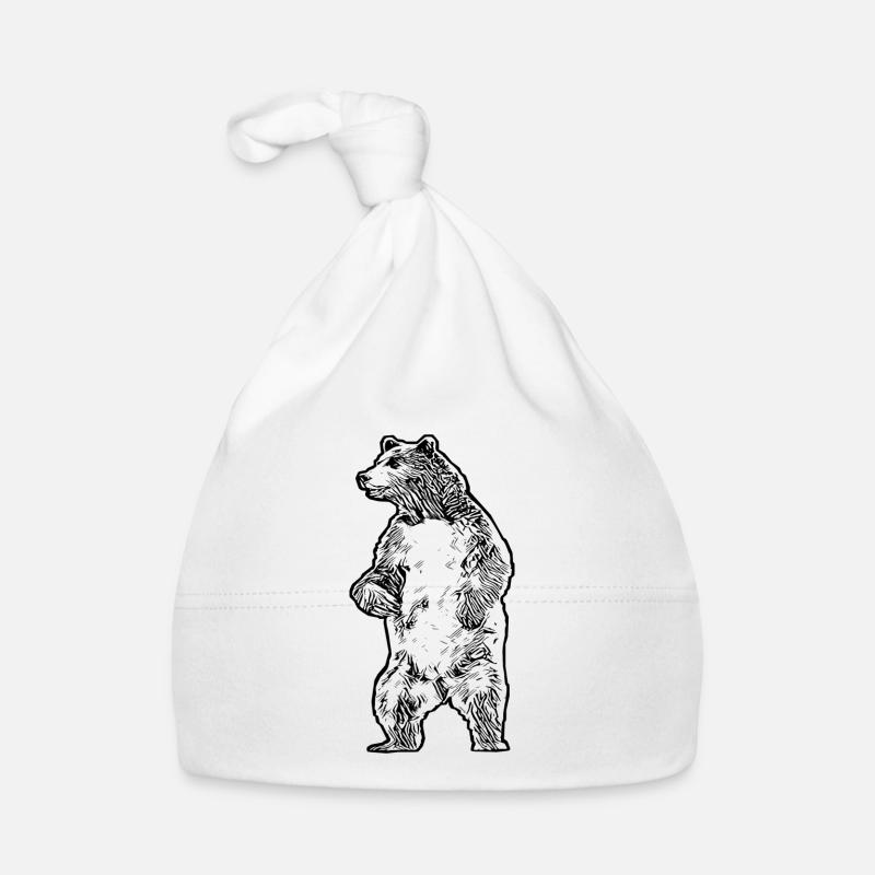 orso Cappellino ecologico per neonato