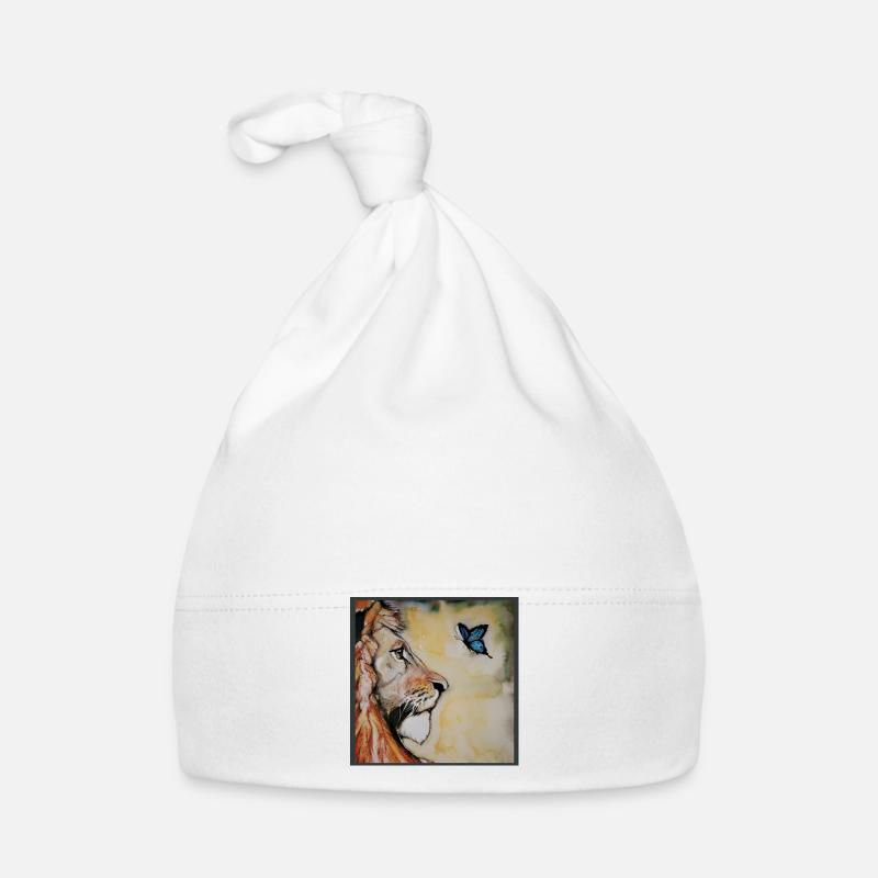 Salomon et le papillon bleu Bonnet bio Bébé