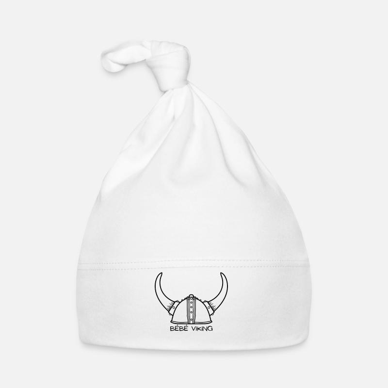 Bébé Viking - Bonnet bio Bébé - blanc