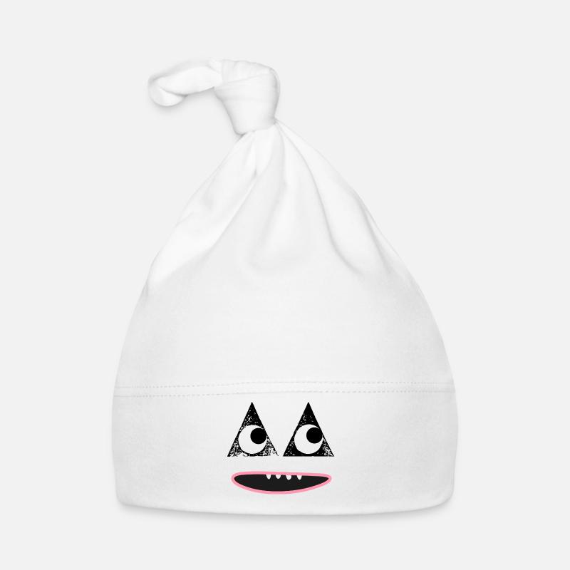 Visage heureux Bonnet bio Bébé