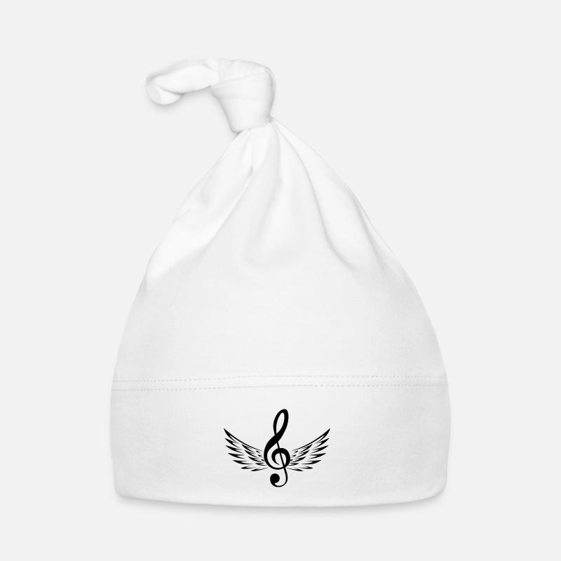 Clef avec des ailes Bonnet bio Bébé