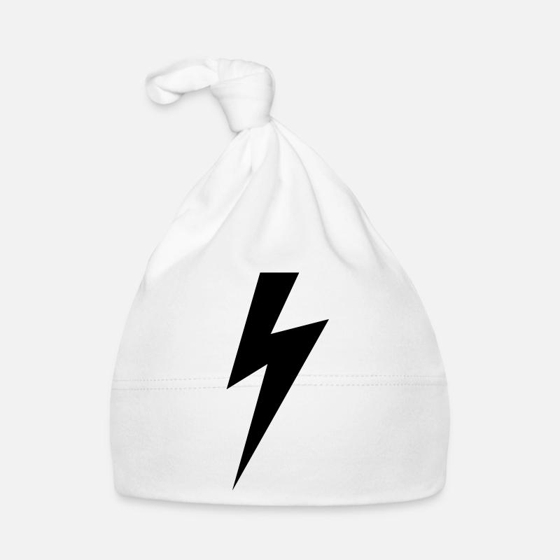 Lightning bolt Organic Baby Cap