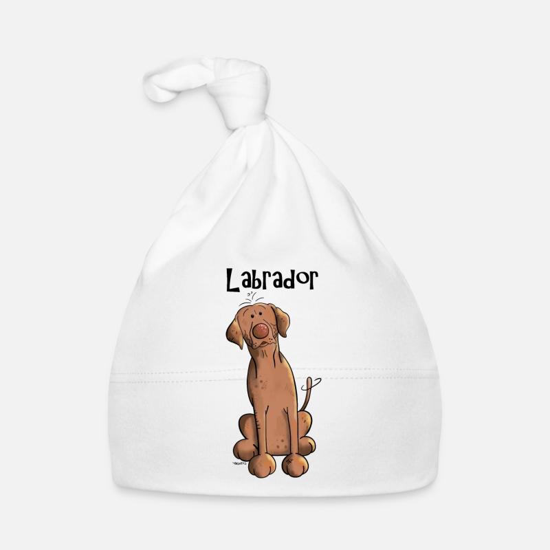 Lustiger Labrador Baby Bio-Mütze