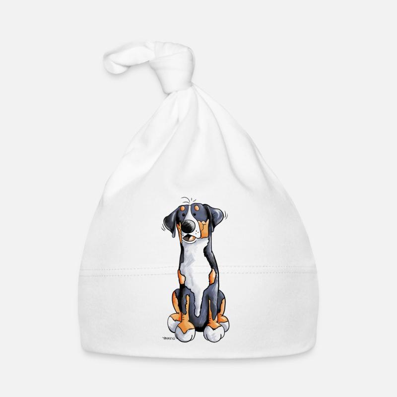 Süßer Schweizer Sennenhund Baby Bio-Mütze
