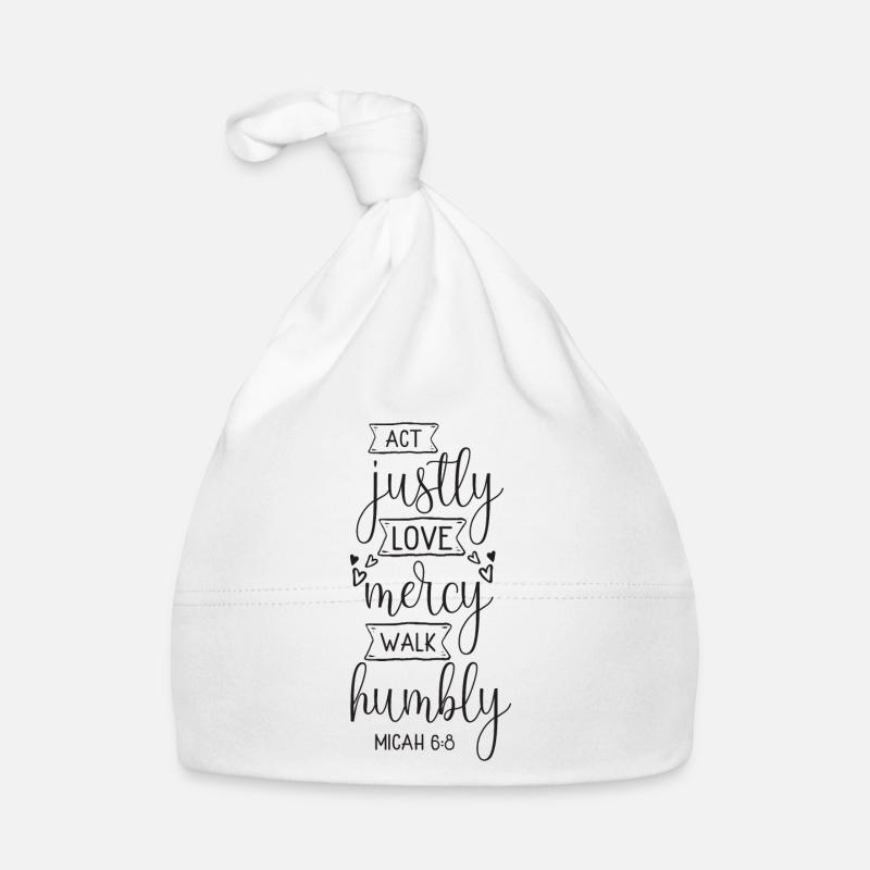 Act Justly Organic Baby Cap