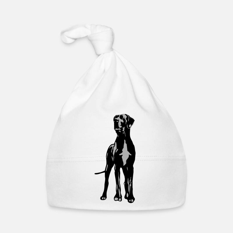 Dino Great Dane 2 couleur Bonnet bio Bébé
