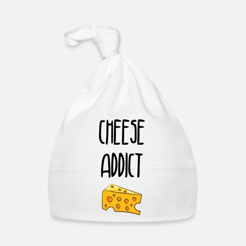 Cheese Addict / Accro au fromage Bonnet bio Bébé