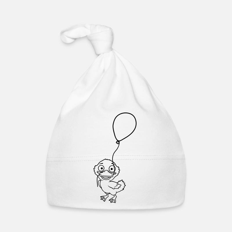 Happy DuckLing Balloon Comic Organic Baby Cap