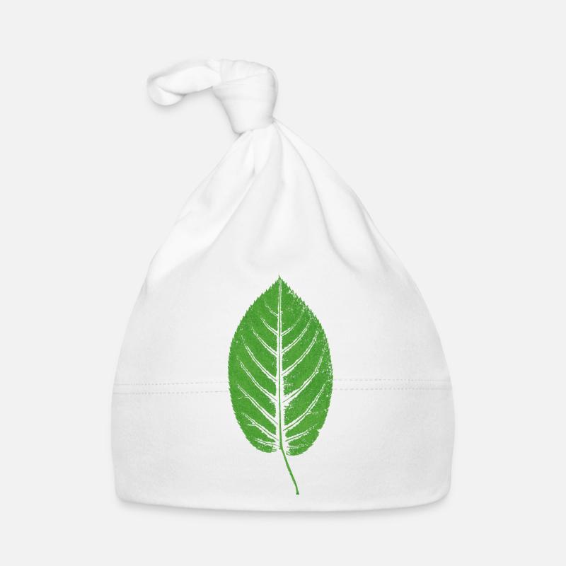 Beech leaf leaf / beech GREEN Organic Baby Cap