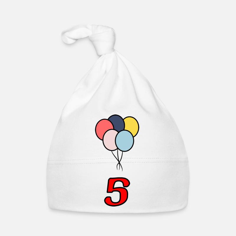5. JUBILÄUM. 5 JAHRE. 5-JÄHRIGES JUBILÄUM Baby Bio-Mütze