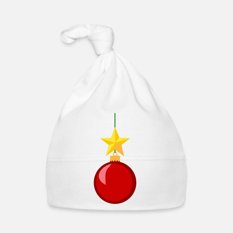Décorations de sapin de Noël Bonnet bio Bébé