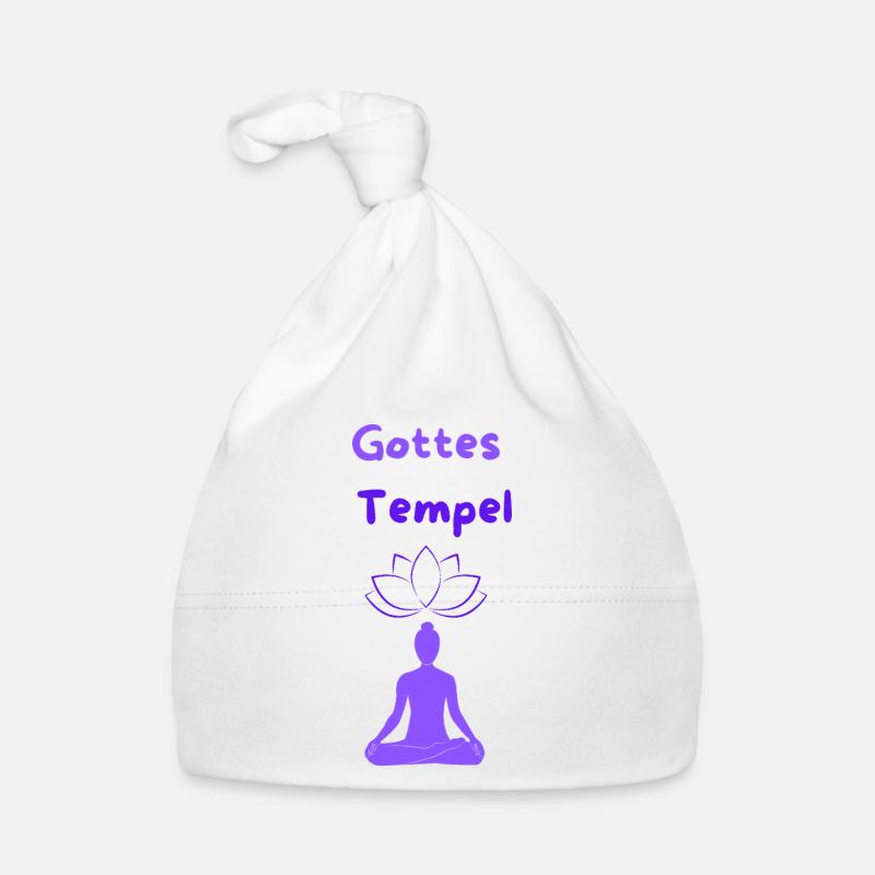 Gottes Tempel Baby Bio-Mütze