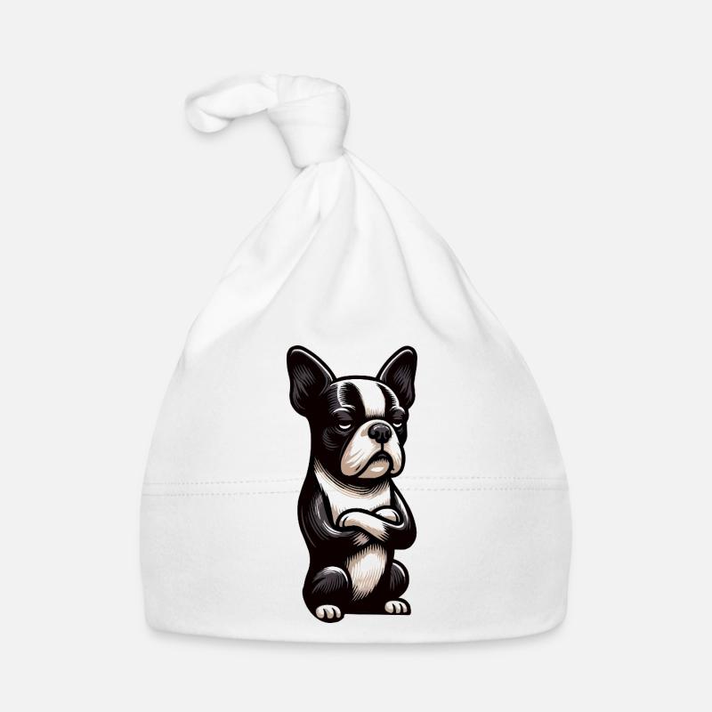 Boston Terrier Boston Terrier owner Bosti Organic Baby Cap