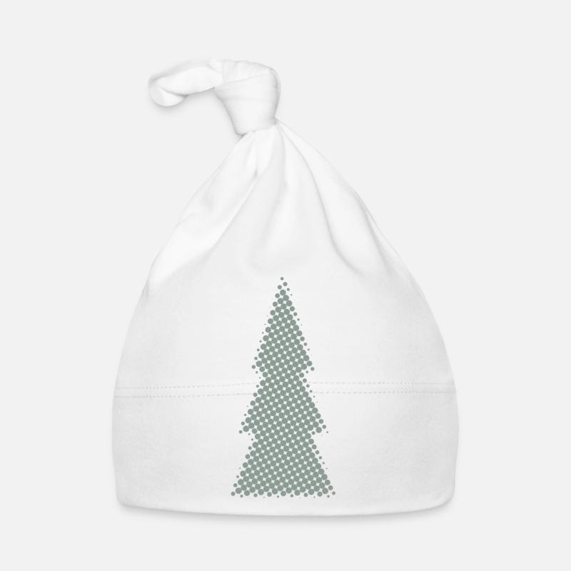 Weihnachtsbaum Pixeldesign tanne Baby Bio-Mütze