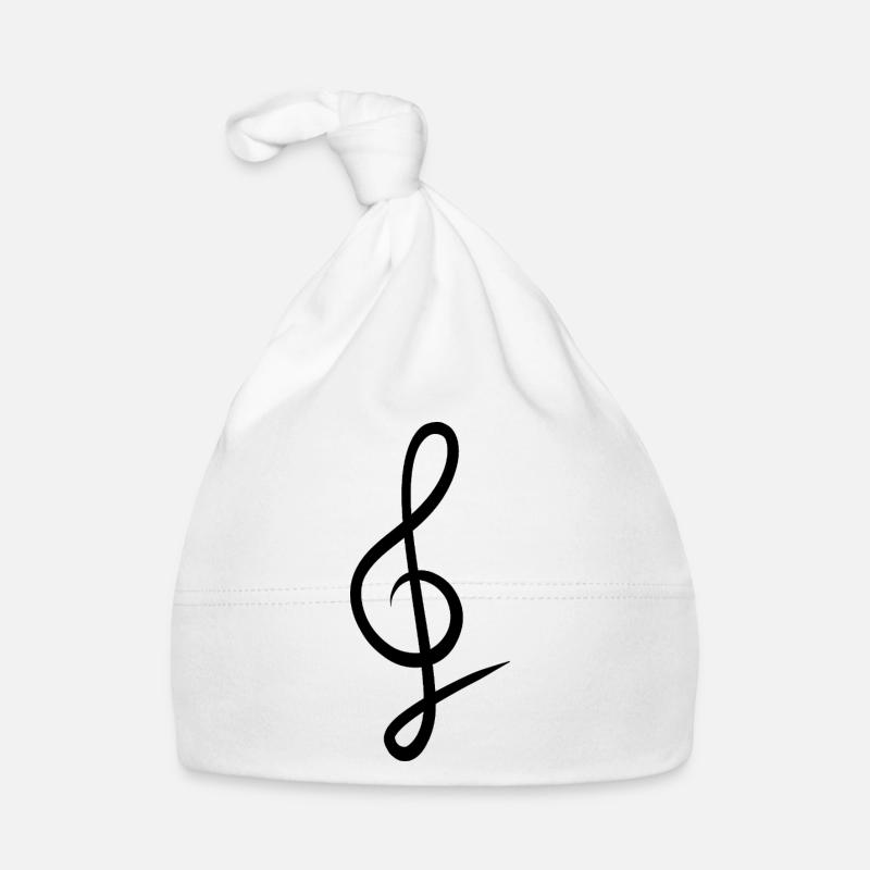 Clé dessinée à la main Bonnet bio Bébé