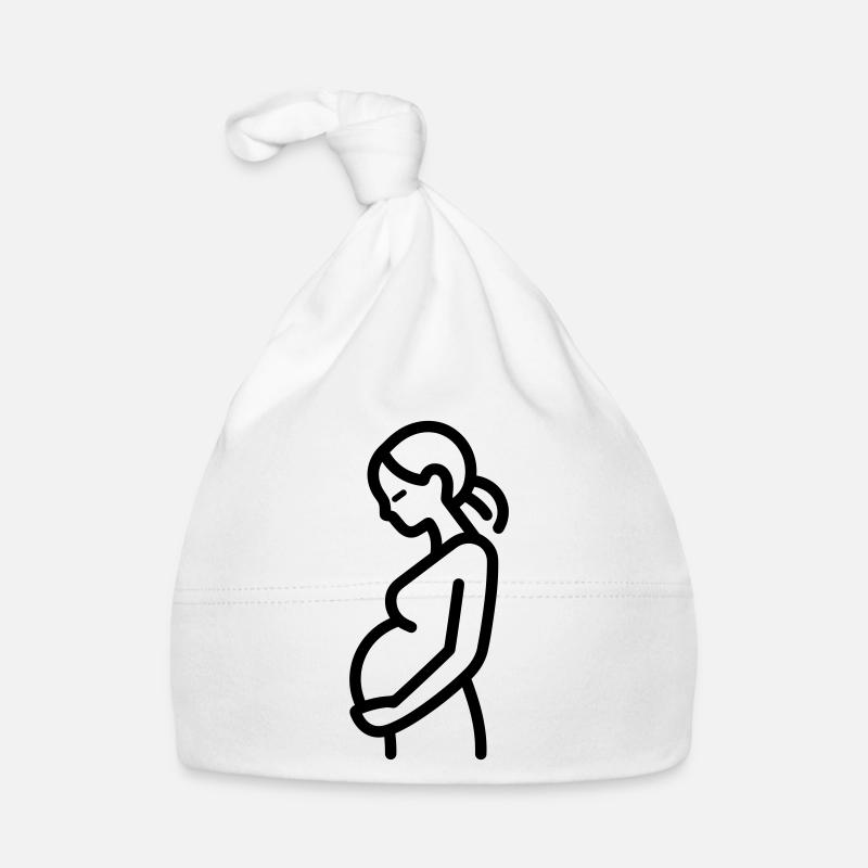 Schwangere Baby Bio-Mütze