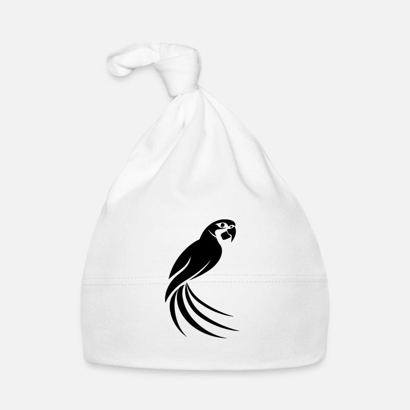 Parrot Bird Organic Baby Cap