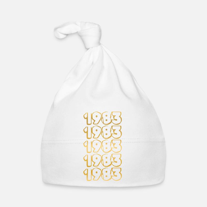 Gold 1983 Organic Baby Cap