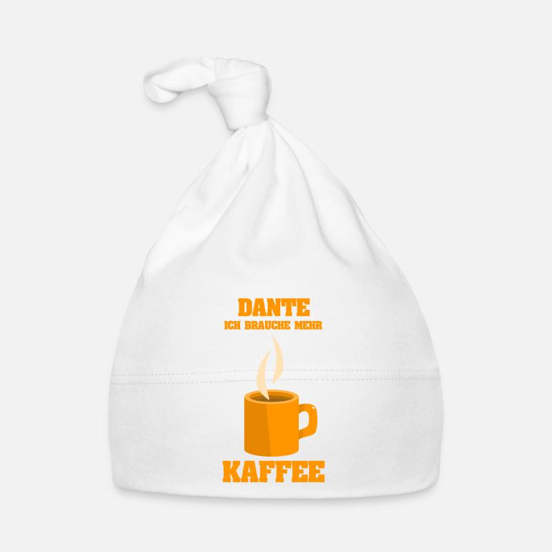 Dante as a café Organic Baby Cap