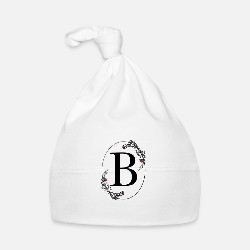 Buchstabe B Baby Bio-Mütze