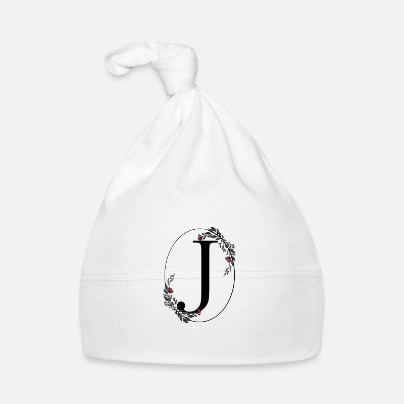 Lettre J Bonnet bio Bébé