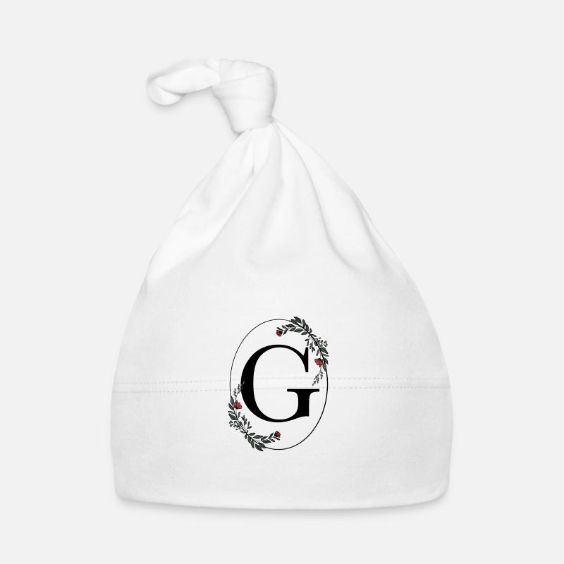 Buchstabe G Baby Bio-Mütze