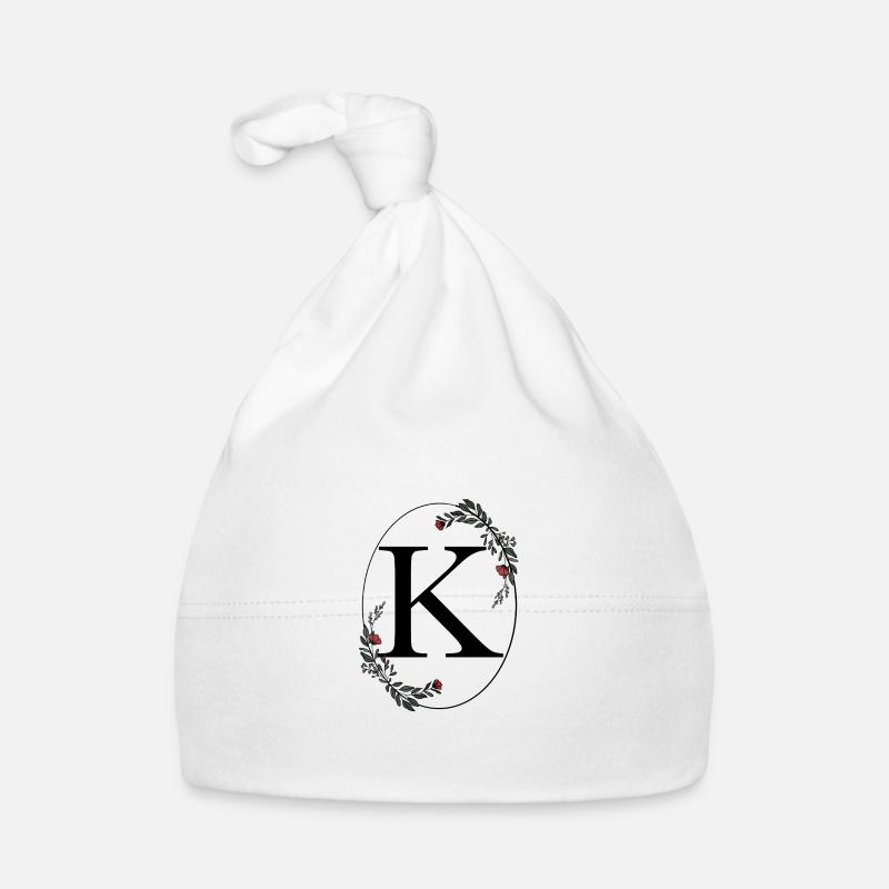 Buchstabe K Baby Bio-Mütze