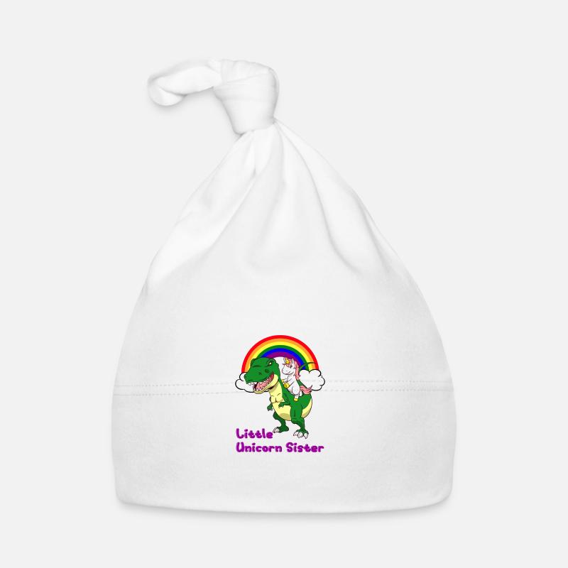 Dinosaur Unicorn T-Rex siblings I Gift Organic Baby Cap