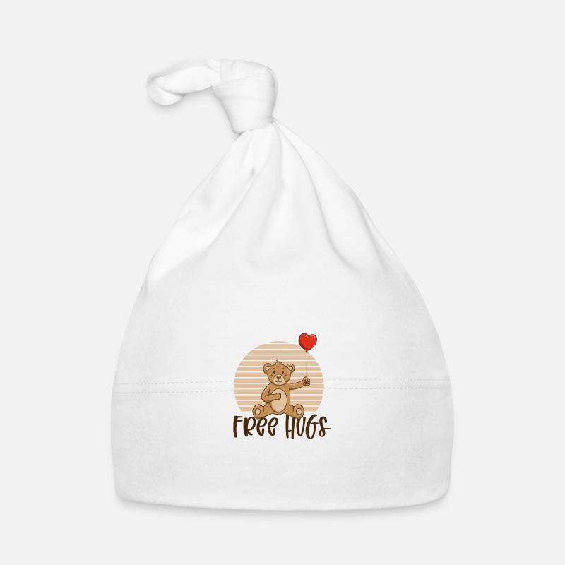 Câlins gratuits Teddy Bear Bonnet bio Bébé