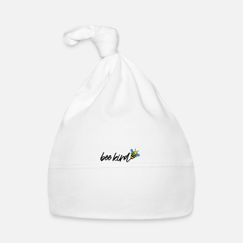 Enfant abeille - Bonnet bio Bébé - blanc