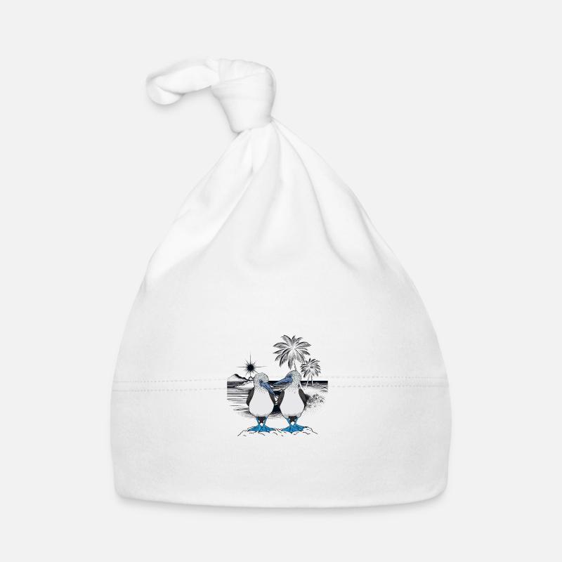 Blue-footed booby Organic Baby Cap