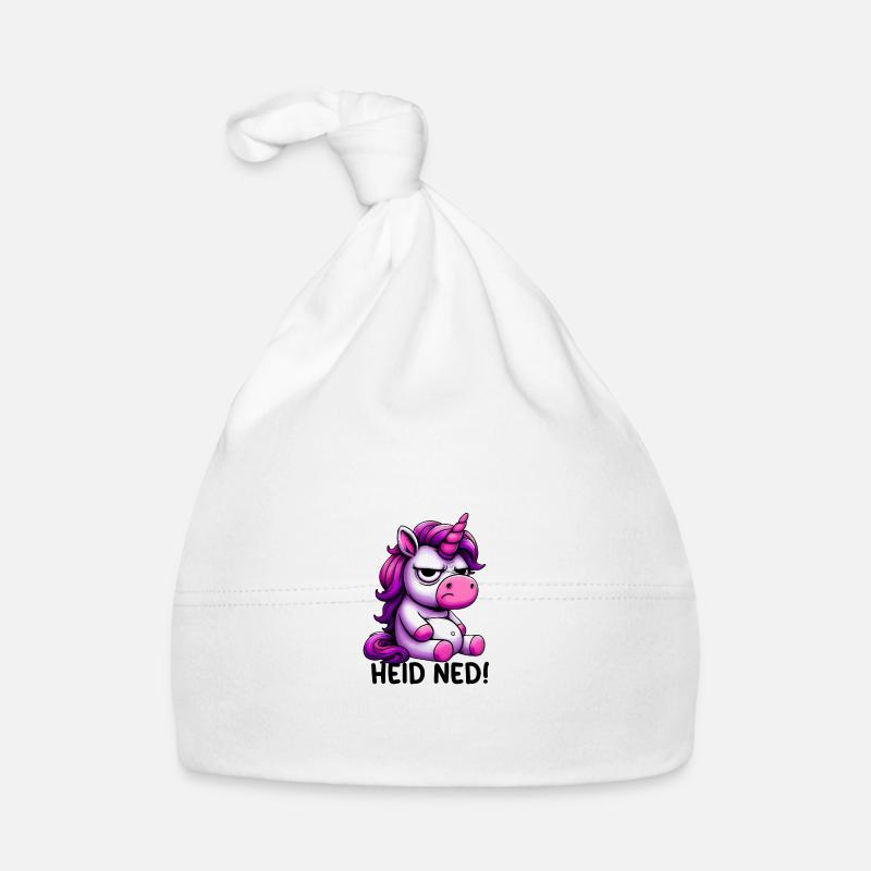 Zack Blad Funny Dialect Unicorn Organic Baby Cap