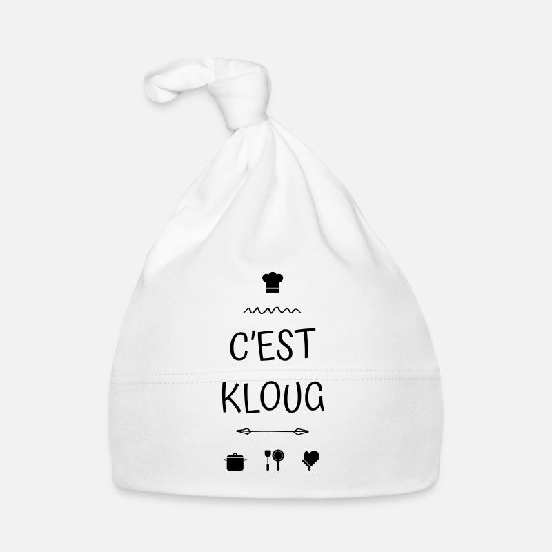 C'est Kloug ! Le Père Noël est une ordure Bonnet bio Bébé