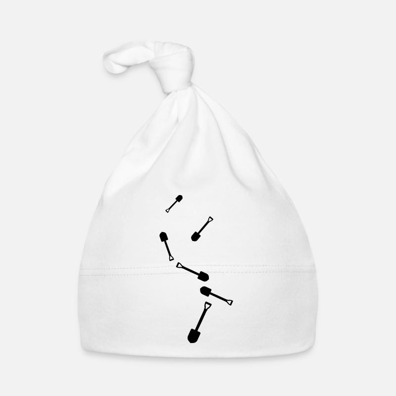 Shovel icon silhouette Organic Baby Cap