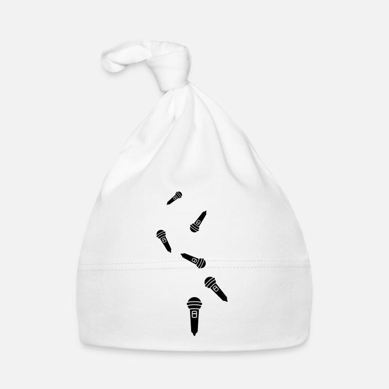 Mikrofon Symbol Baby Bio-Mütze