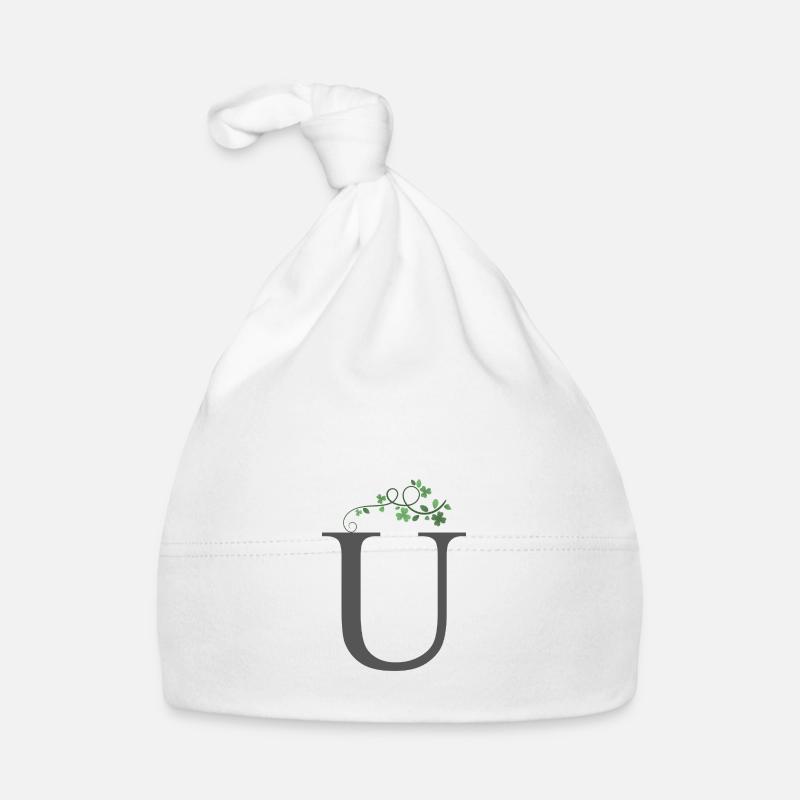 U with shamrocks Organic Baby Cap
