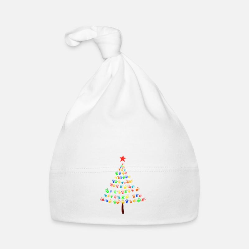Weihnachtsbaum Kinder Frieden Baby Bio-Mütze