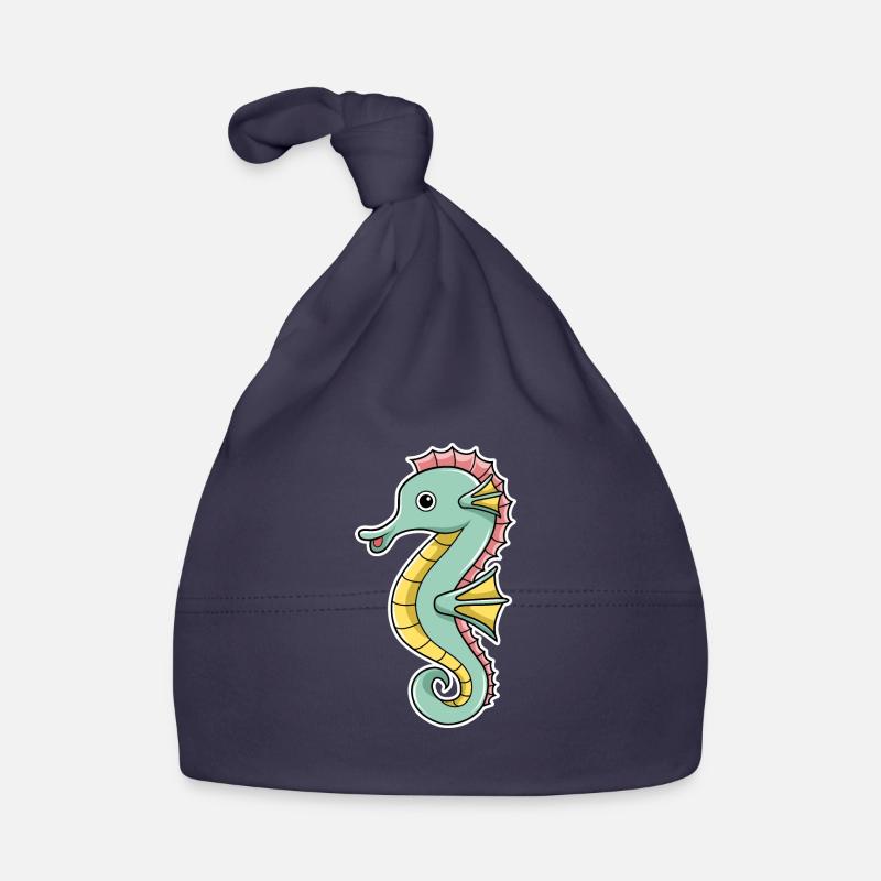 Seepferd Baby Bio-Mütze