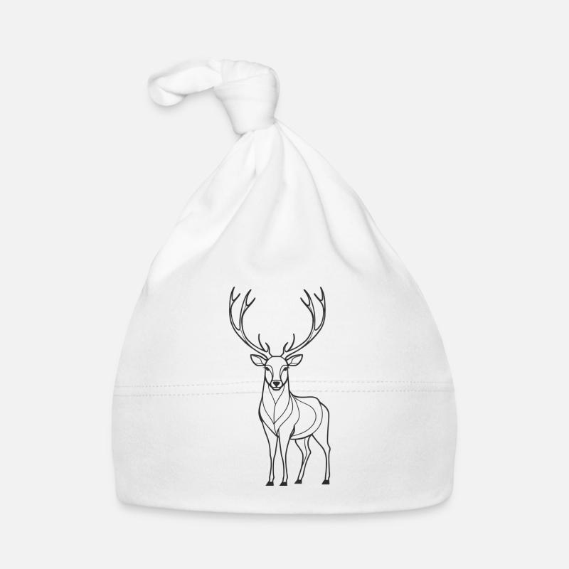 Lone Deer Organic Baby Cap