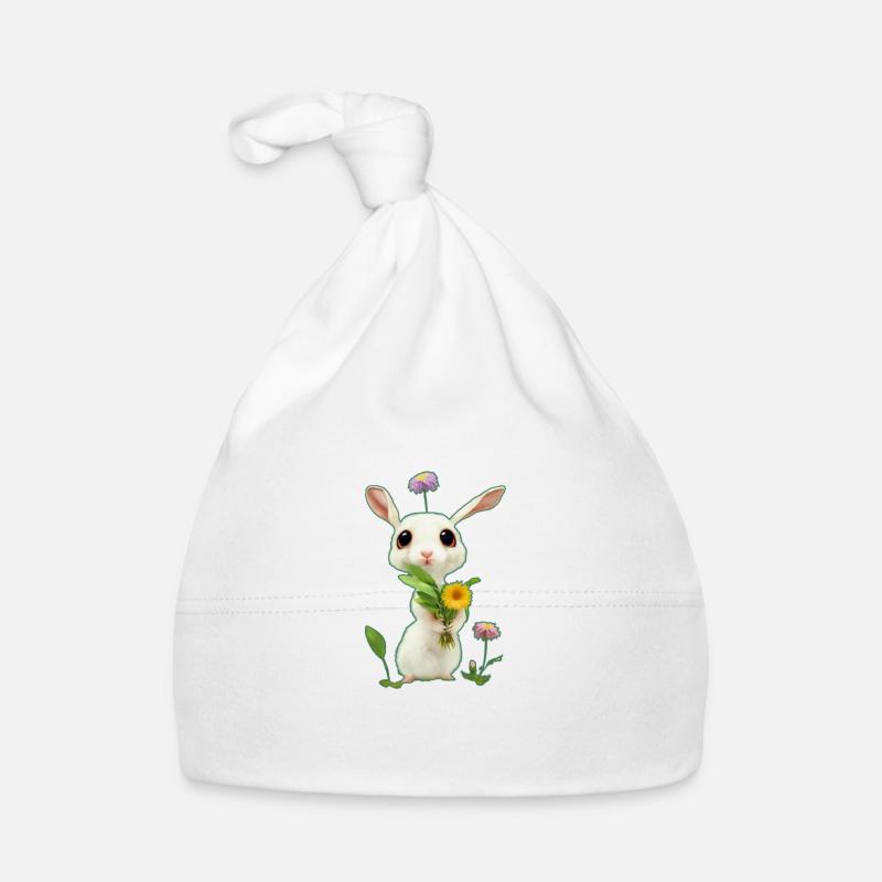 Little Rabbit 2 Organic Baby Cap