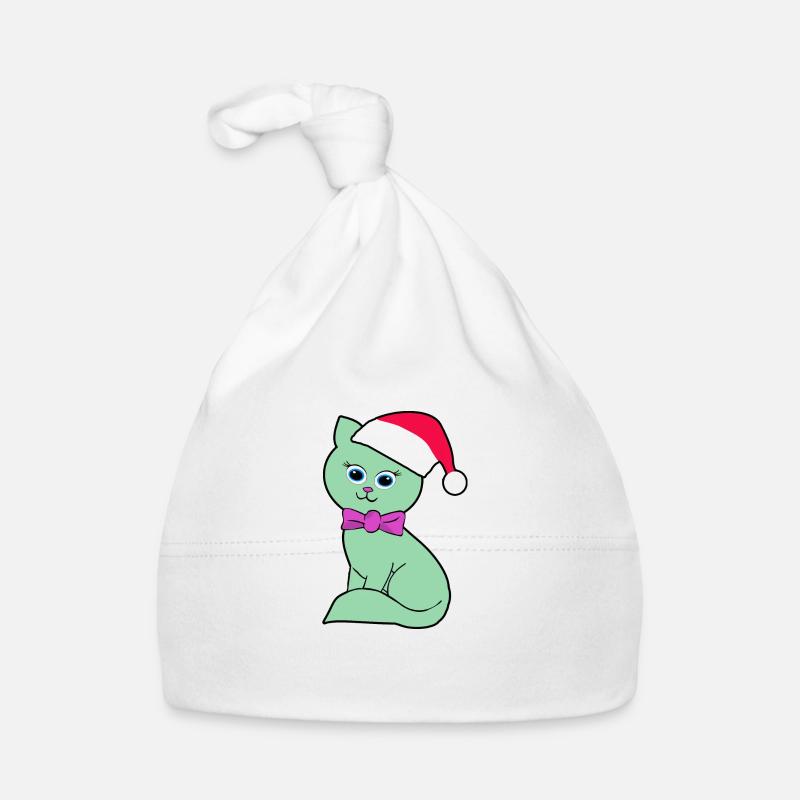 katze weihnachten Baby Bio-Mütze