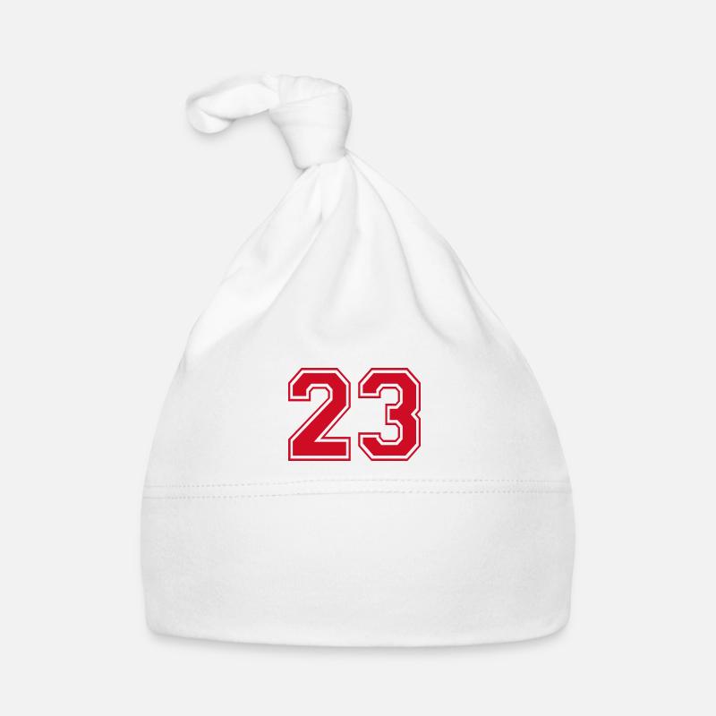 23 Player number twenty-three Organic Baby Cap