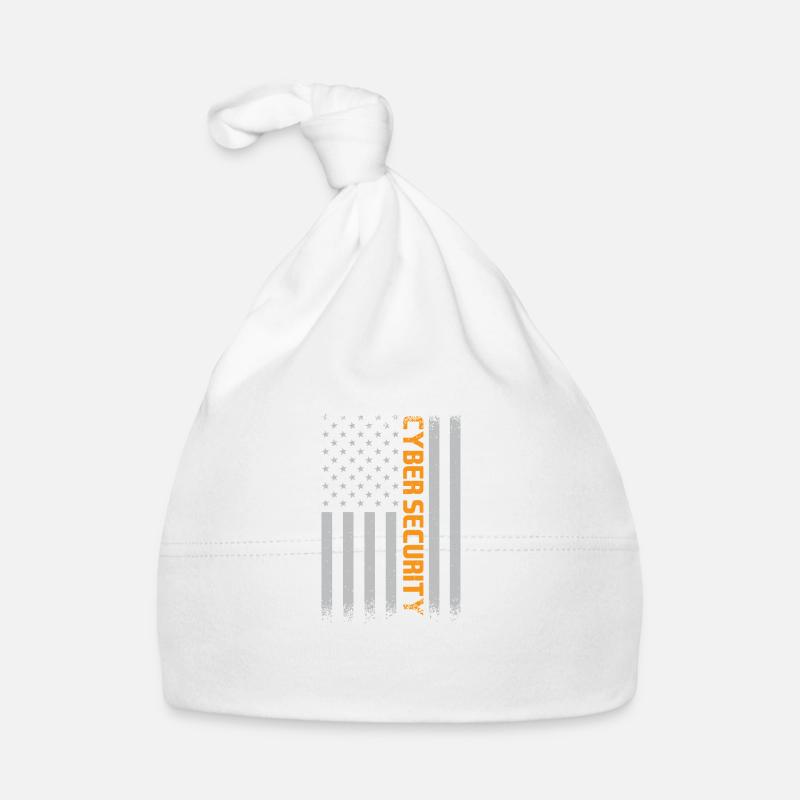 Cybersecurity American Flag Baby Bio-Mütze